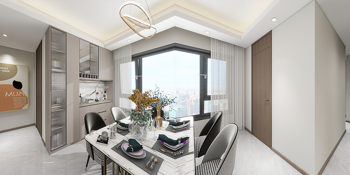 TigerKing007-紫薇西棠122现代风格-装修设计方案