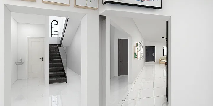 Anwar Shaikh的装修设计方案:Hallway