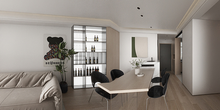 FANFAN设计-海德公园82㎡2室-装修设计方案