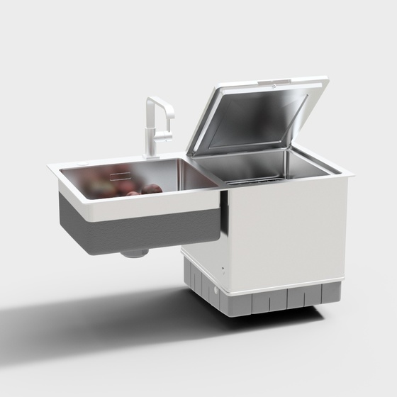 Modern sink dishwasher