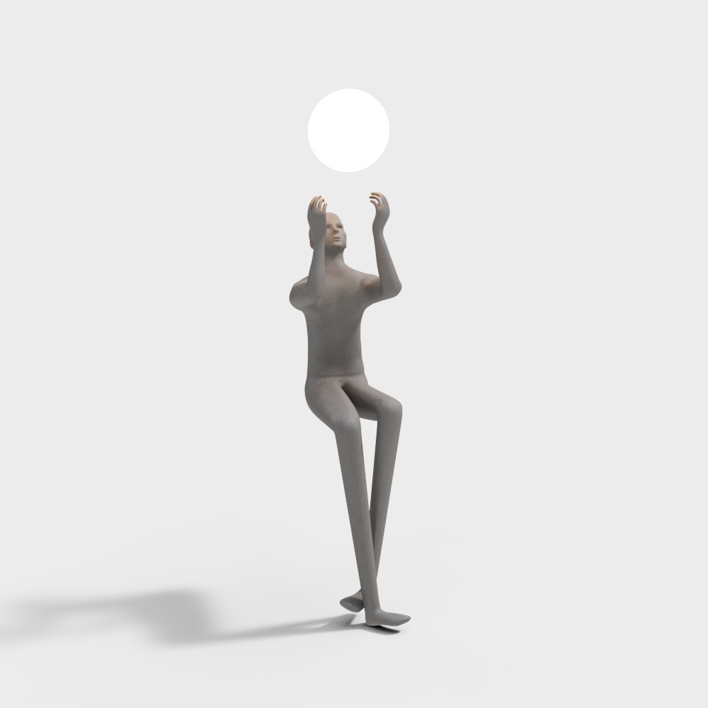 现代装饰灯3D模型