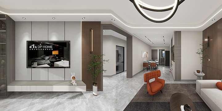 孤清风-德耐尔全屋定制  日信中央公园A3-3-501-装修设计方案