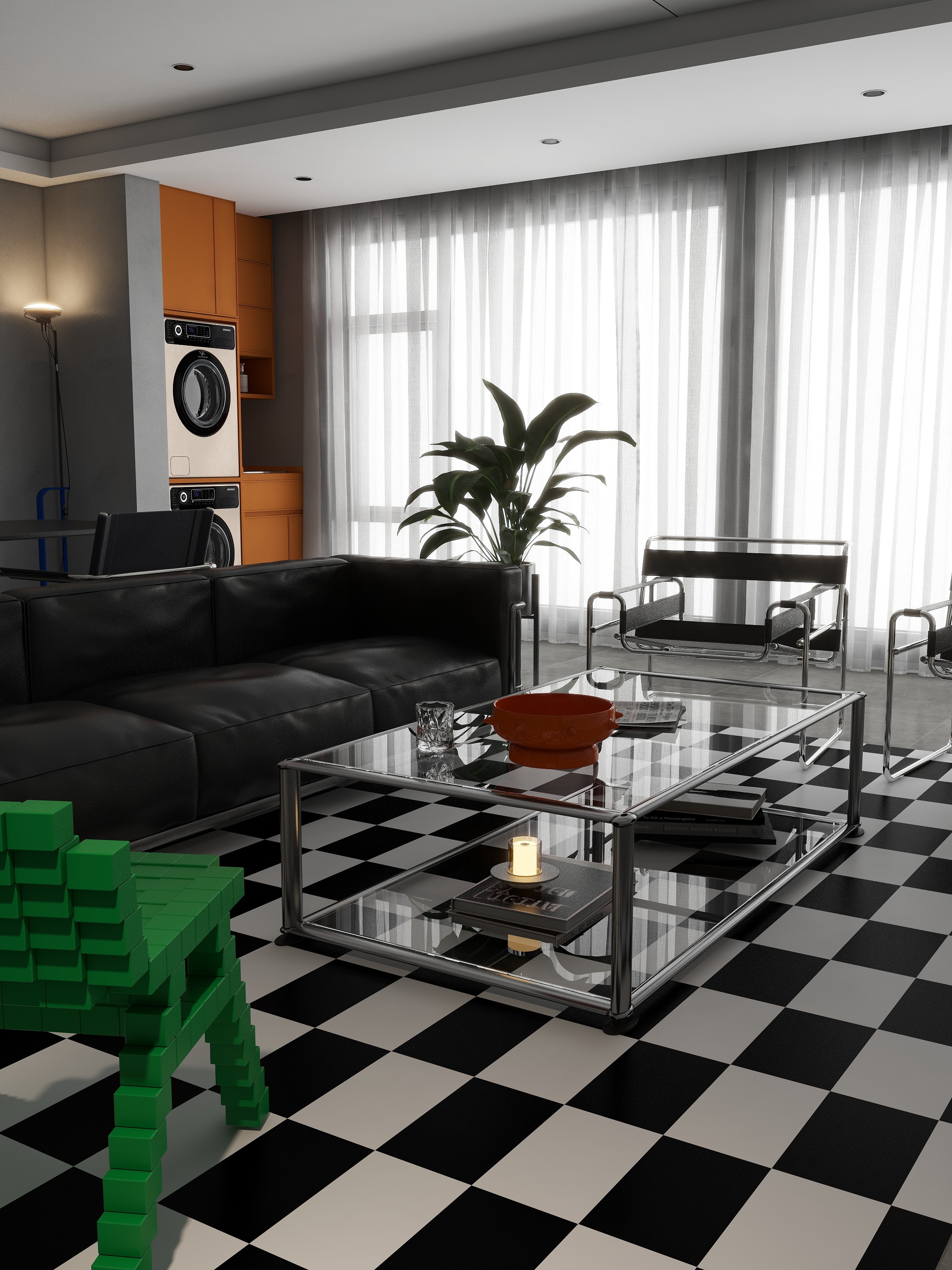 PEI-DESIGN-几何碰撞I包豪斯风-装修设计方案