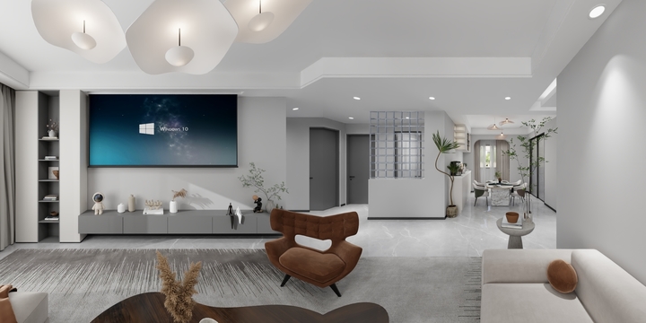 青木EYku-保利 春天里 模型图-装修设计方案