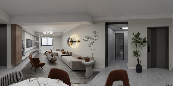 GZgzg-吉庆家园效果图-装修设计方案