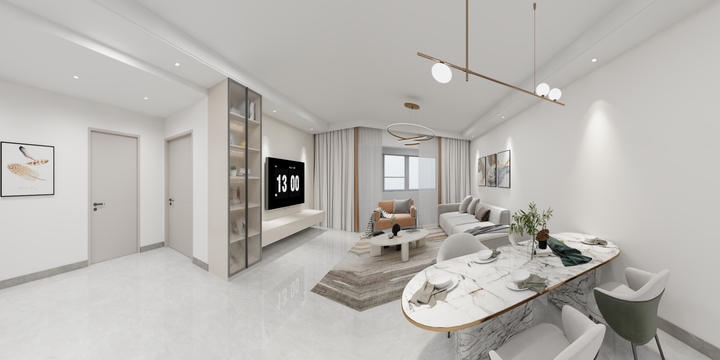 骏腾全案设计-橄榄城三期120平方案-装修设计方案