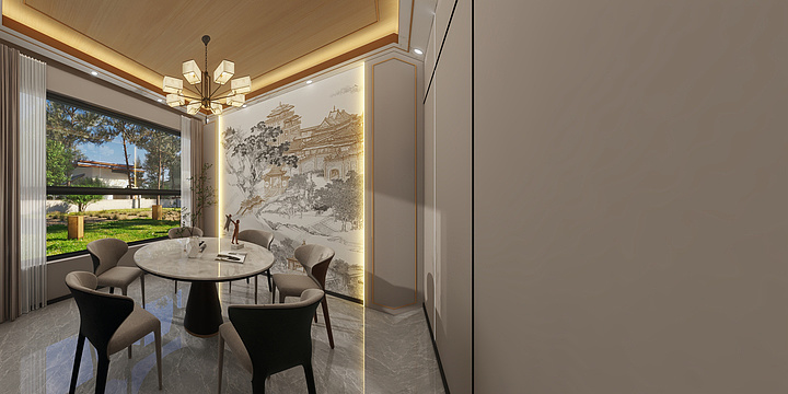 李懿轩-定西烤肉店-装修设计方案