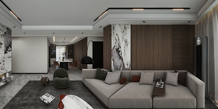 Design刘瑞-明月华庭159 文姐-装修设计方案