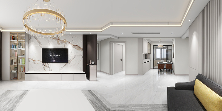 金宸装饰-美岸英郡4-1-401-装修设计方案