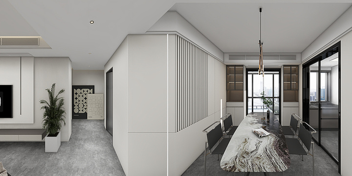 雅美家居全屋定制-中兆百汇6-1-1203-装修设计方案