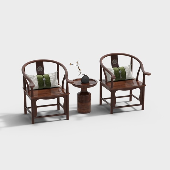 Chinese style chair combination