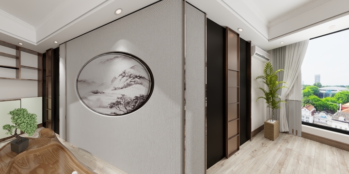 湖南视美装饰-富家书苑-装修设计方案