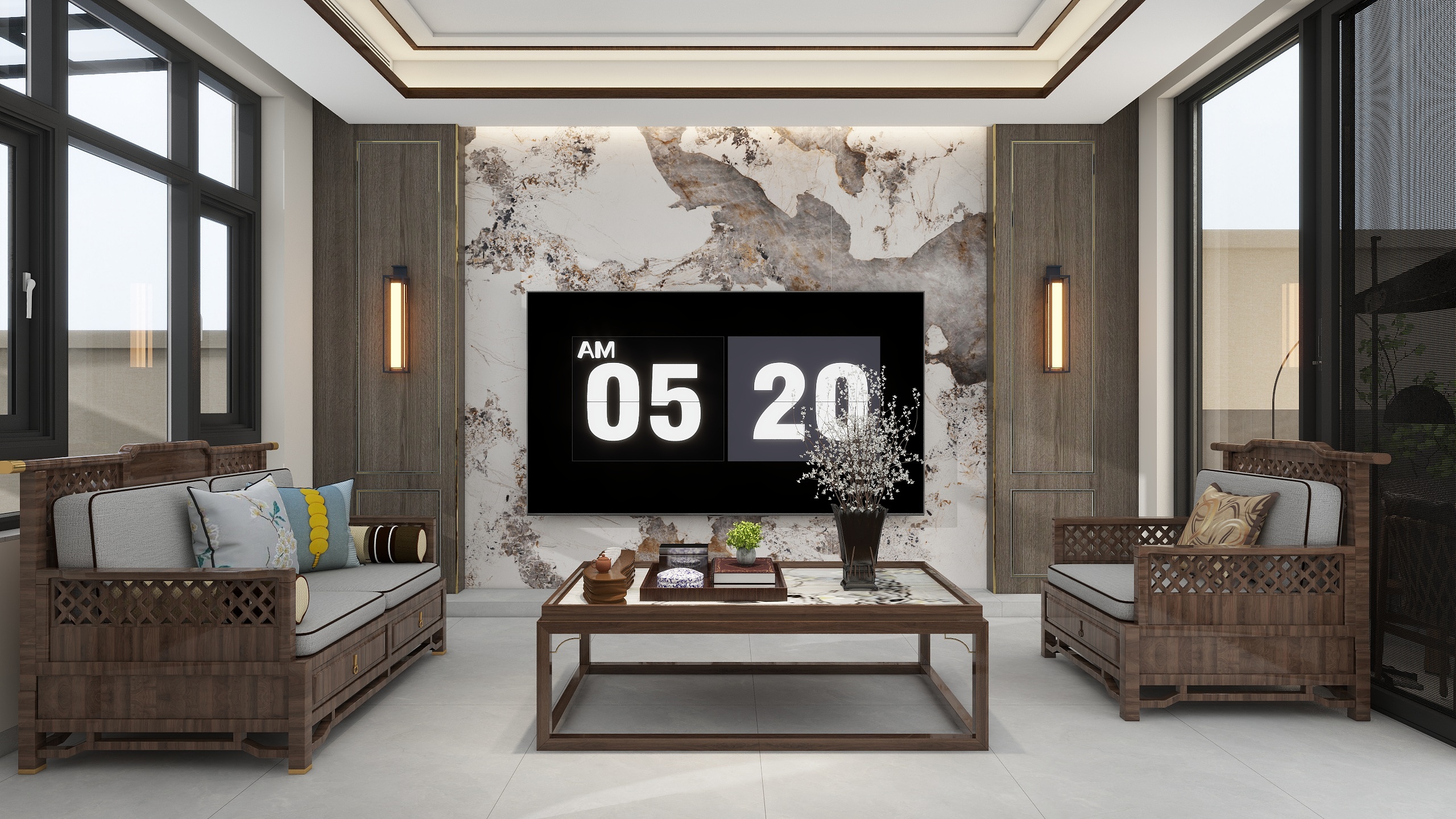 铱轩-海宏天玺装修效果图