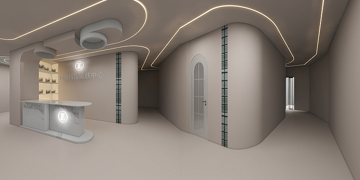 肖长洲-美容院(谷城店）-装修设计方案