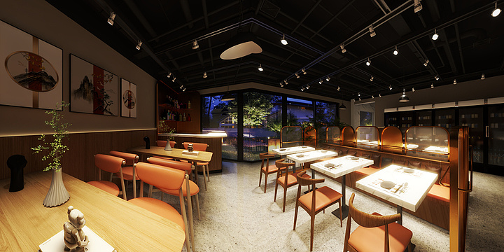 木东空间设计工作室-餐厅-装修设计方案