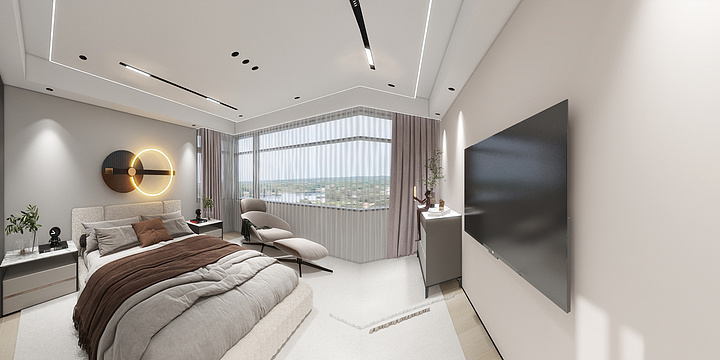 设计师梁陶平-塘湾146号-方案二-装修设计方案