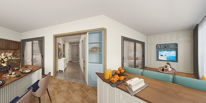 Tang.ir-惠州双月湾1004-方案1-装修设计方案