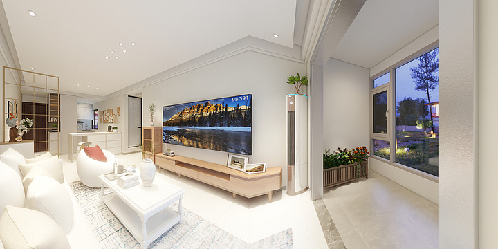 半月Gift-简约奶油风-装修设计方案