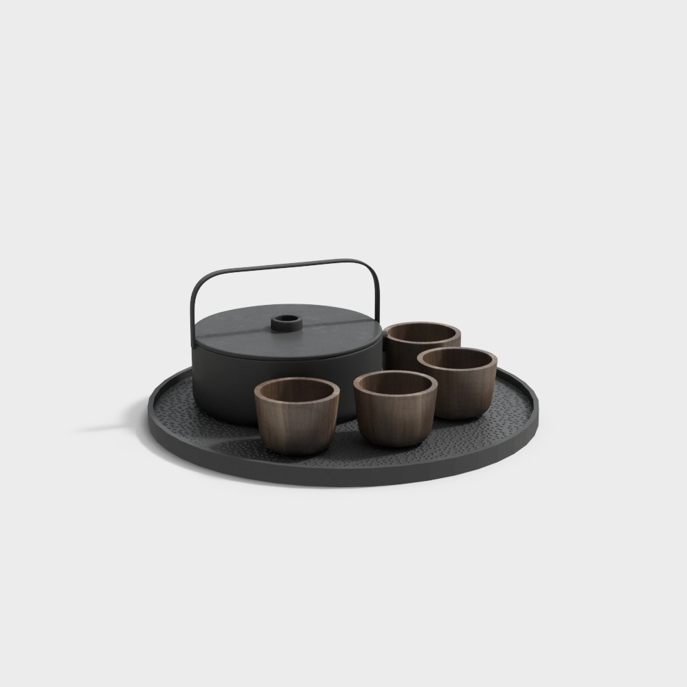 Diseño conceptual de una taza de café moderna