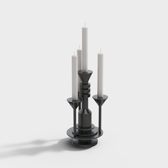 French medieval style candlestick ornaments