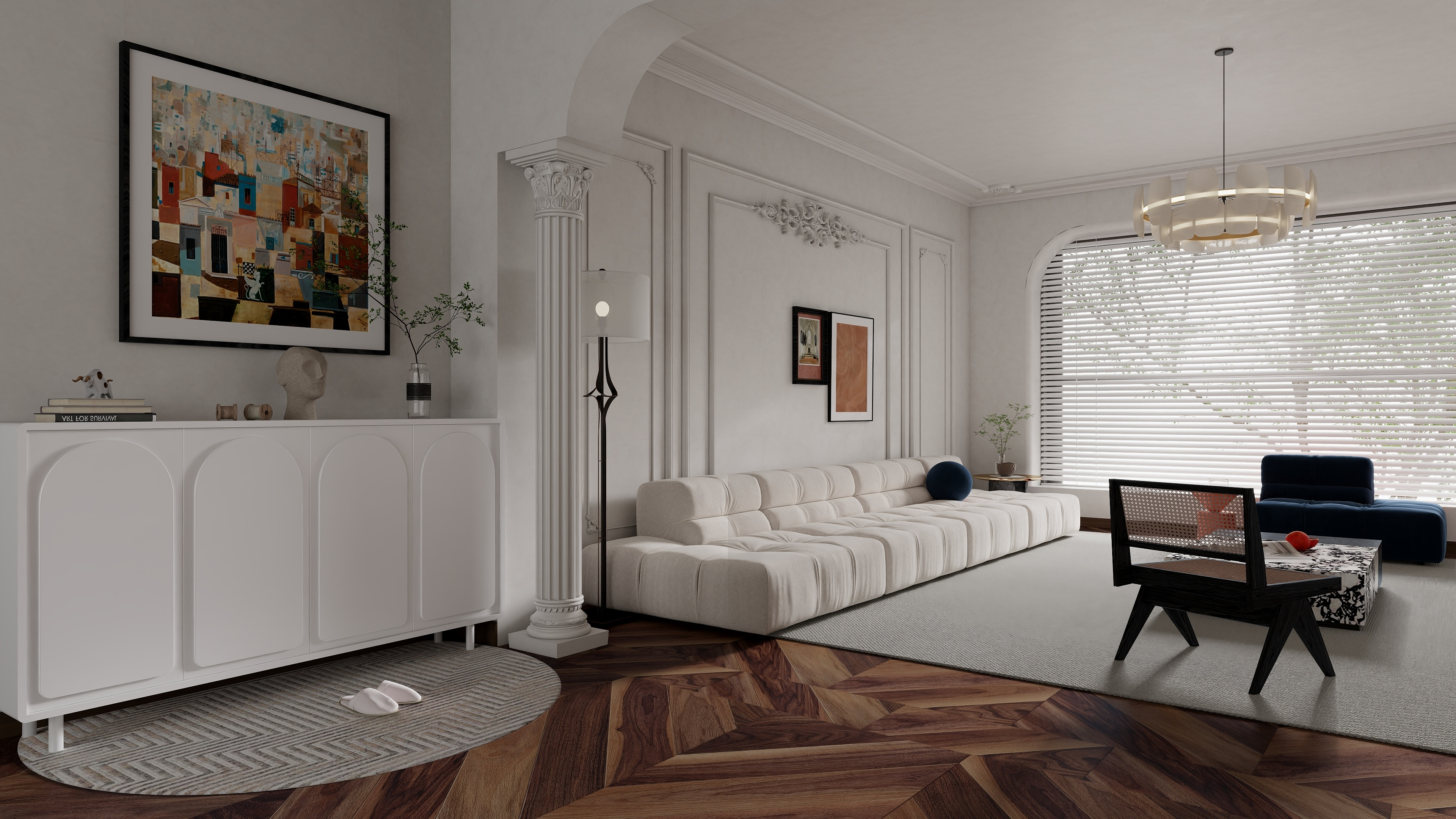 设计师-阳-法式奶油-装修设计方案