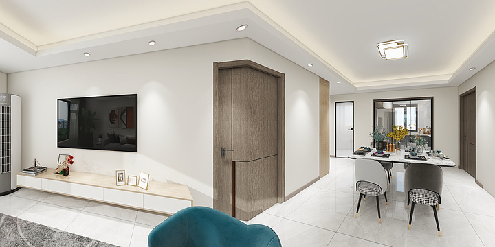 王吉博-春江天玺97㎡-装修设计方案