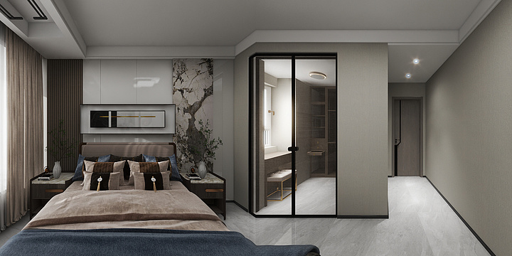 @设计师@-恒大御澜庭 6号楼一单元西户  124㎡-装修设计方案