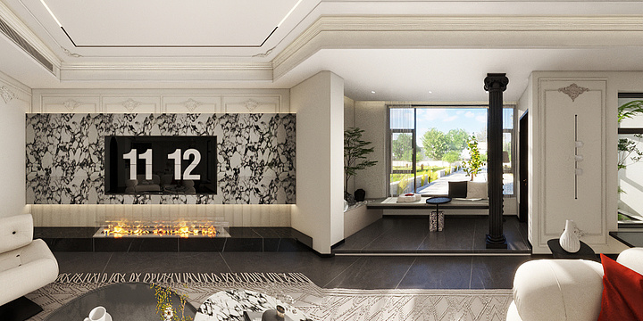 兔宝宝健康家居板材-家装法式复古-装修设计方案