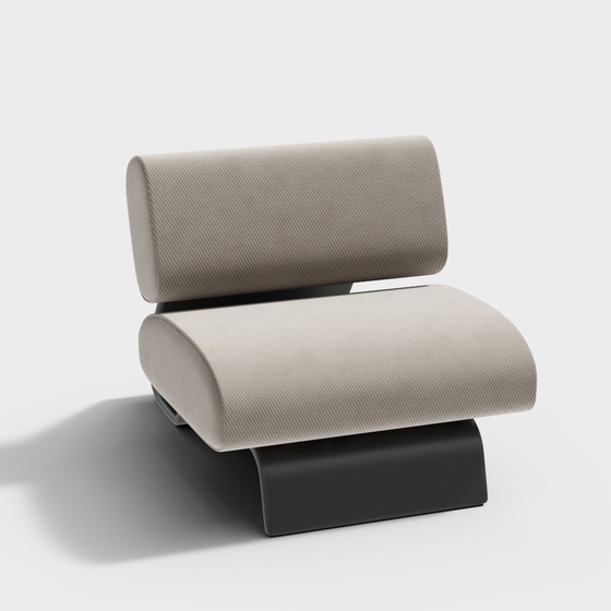 Modern minimalist bedroom lounge chair