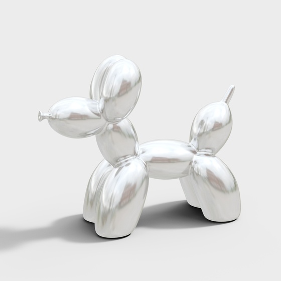 Modern minimalist living room puppy ornaments