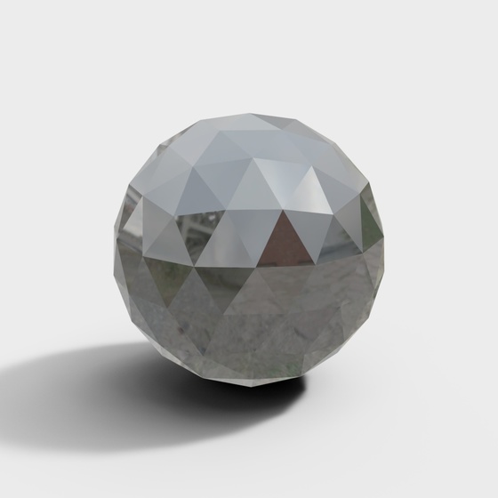 Modern light luxury living room crystal ball ornaments
