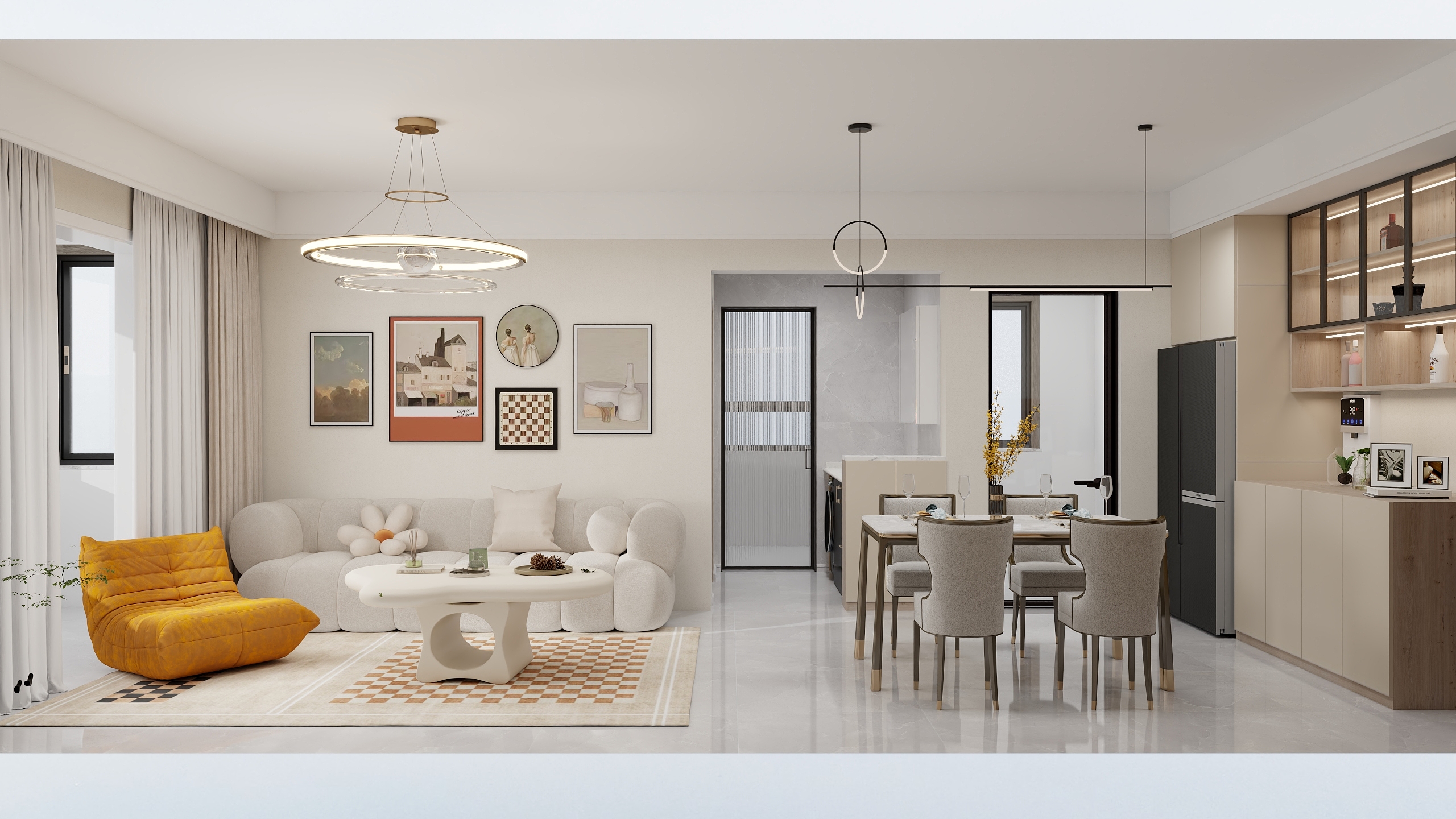 挽袖抚清茶-琥珀东村-装修设计方案