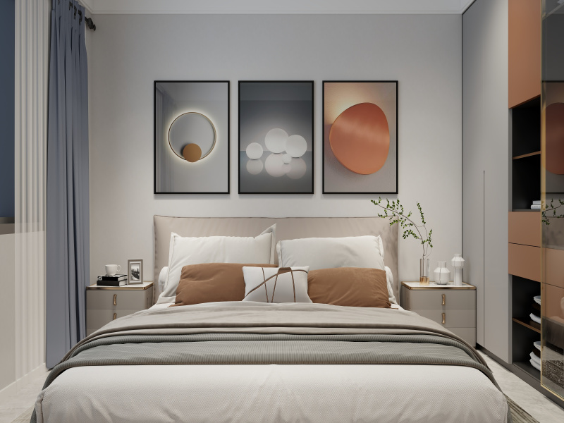 Modern Minimalist Grey Bedroom Design Ideas