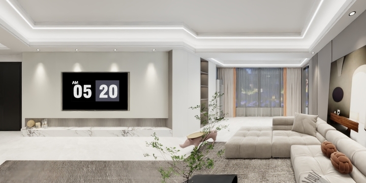 鸿佳室内装饰-新寨自建房5楼-装修设计方案