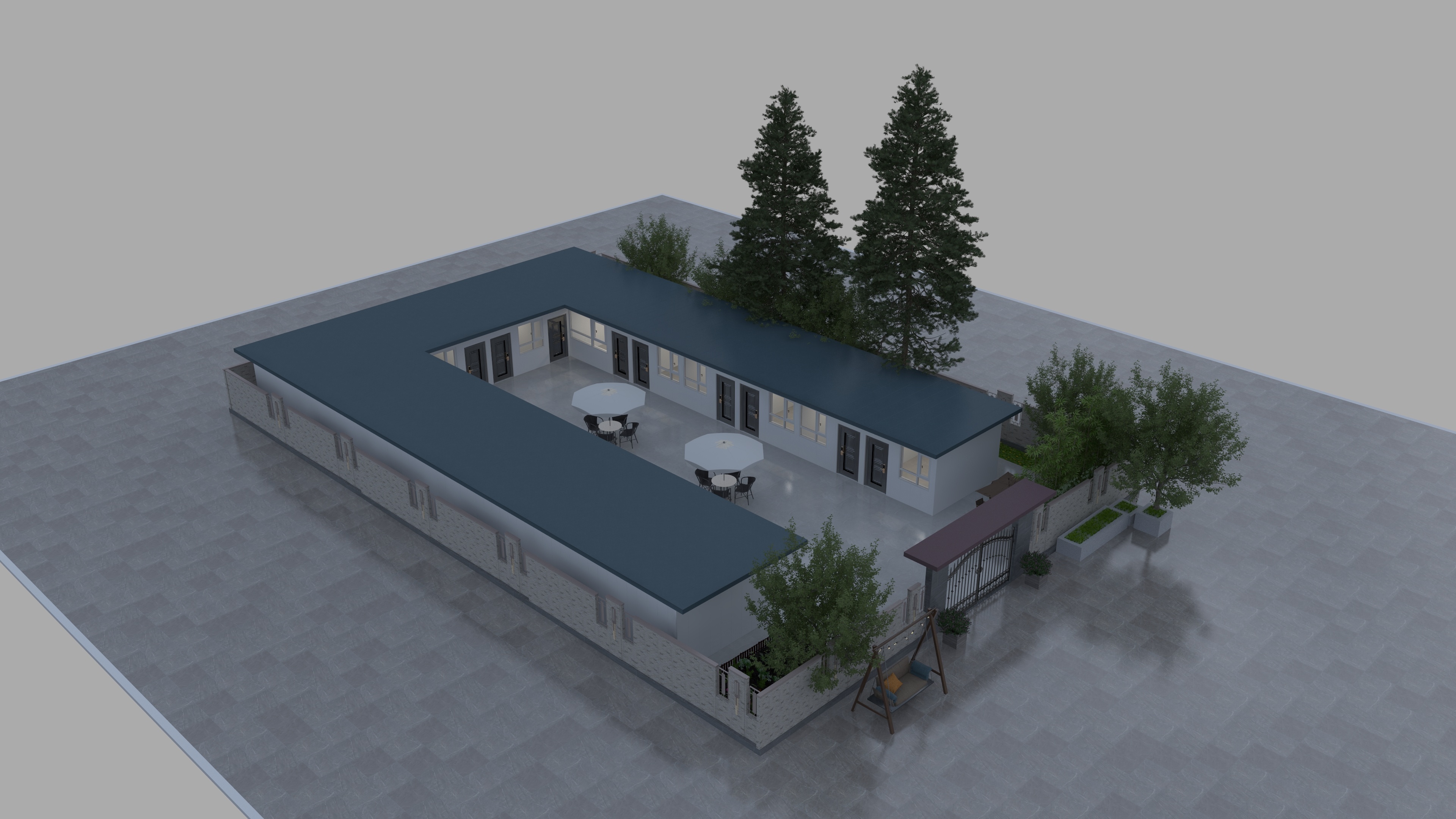 丽泰整装设计-师大附中食堂扩建项目-装修设计方案