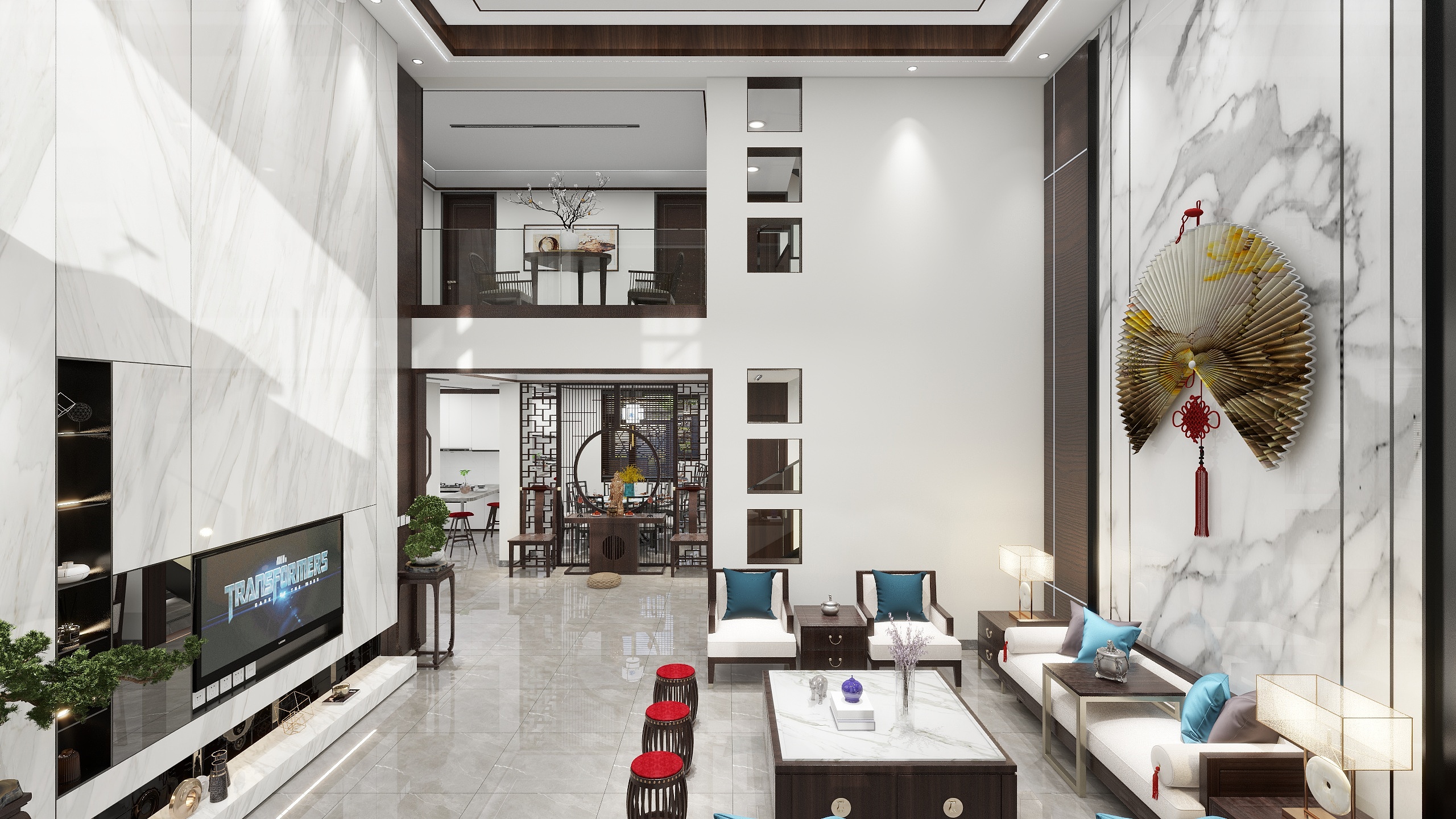 神马云在线-回龙山自建乡墅装修效果图