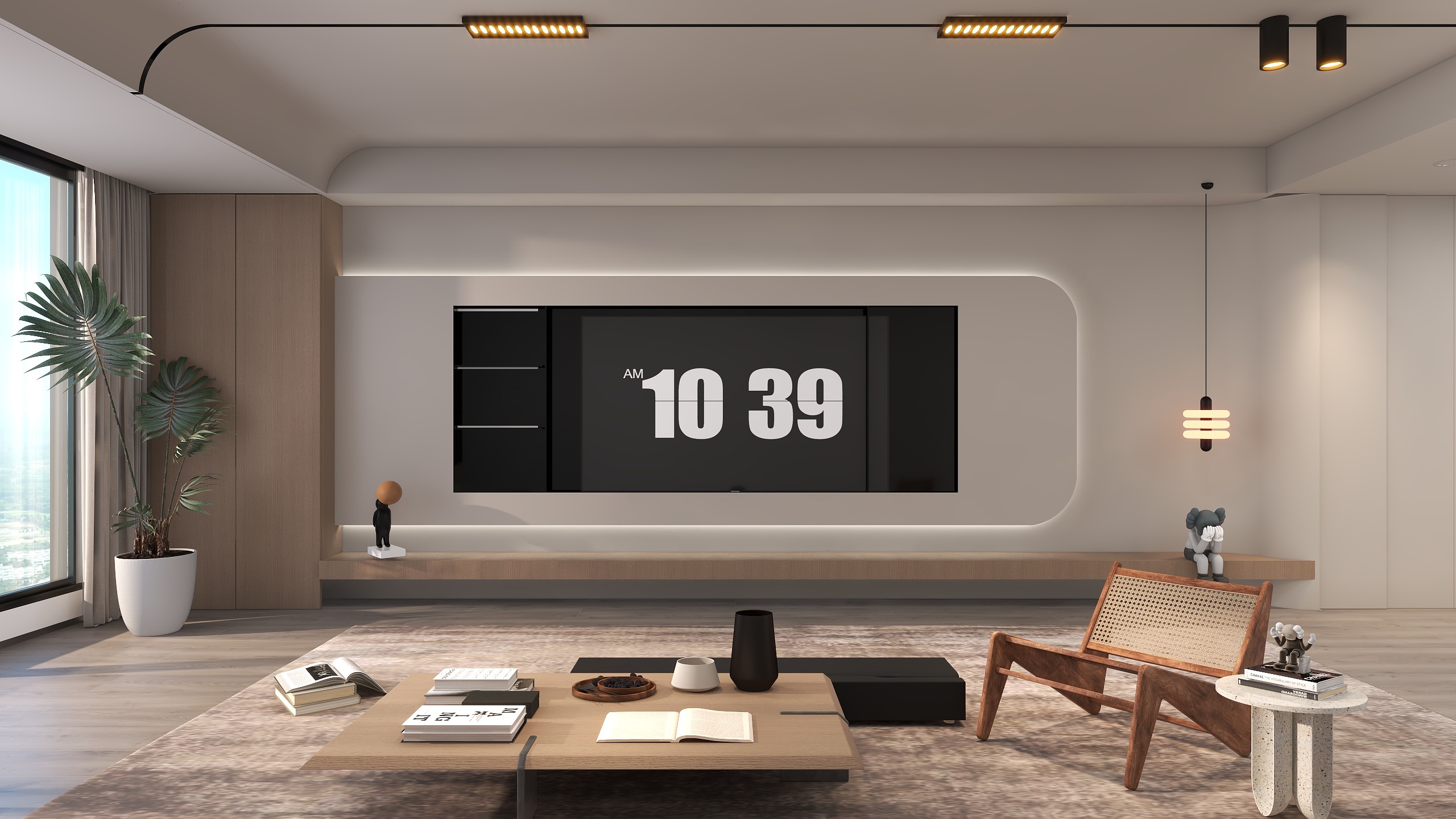 光头哥装修设计-颐和庭电视墙样板-装修设计方案