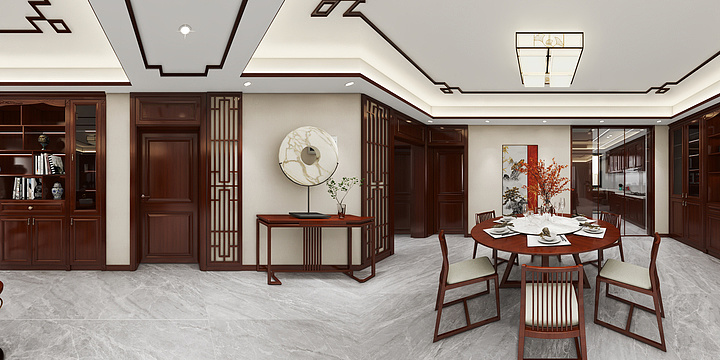 JHdesigner-天煜九峯-中式-装修设计方案