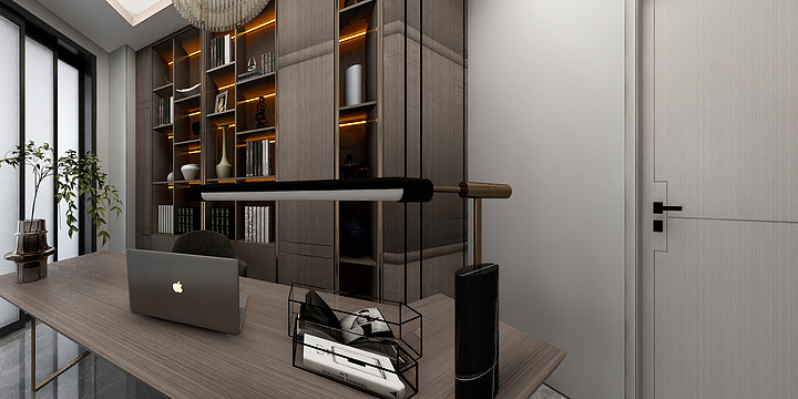 凡舍-空间设计-123㎡4室-装修设计方案