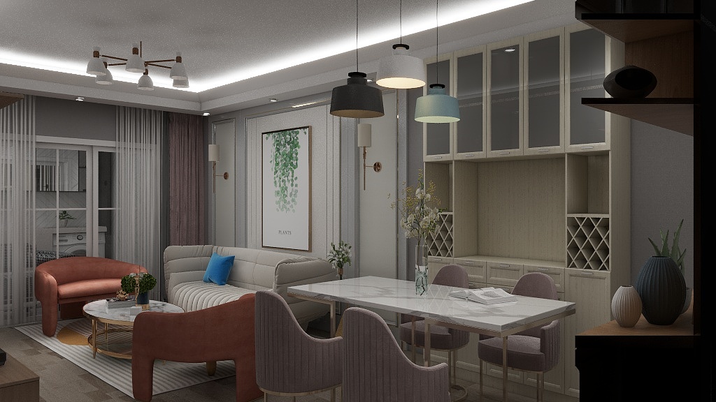 家先生嘉居装饰-海德公园81㎡3室-装修设计方案