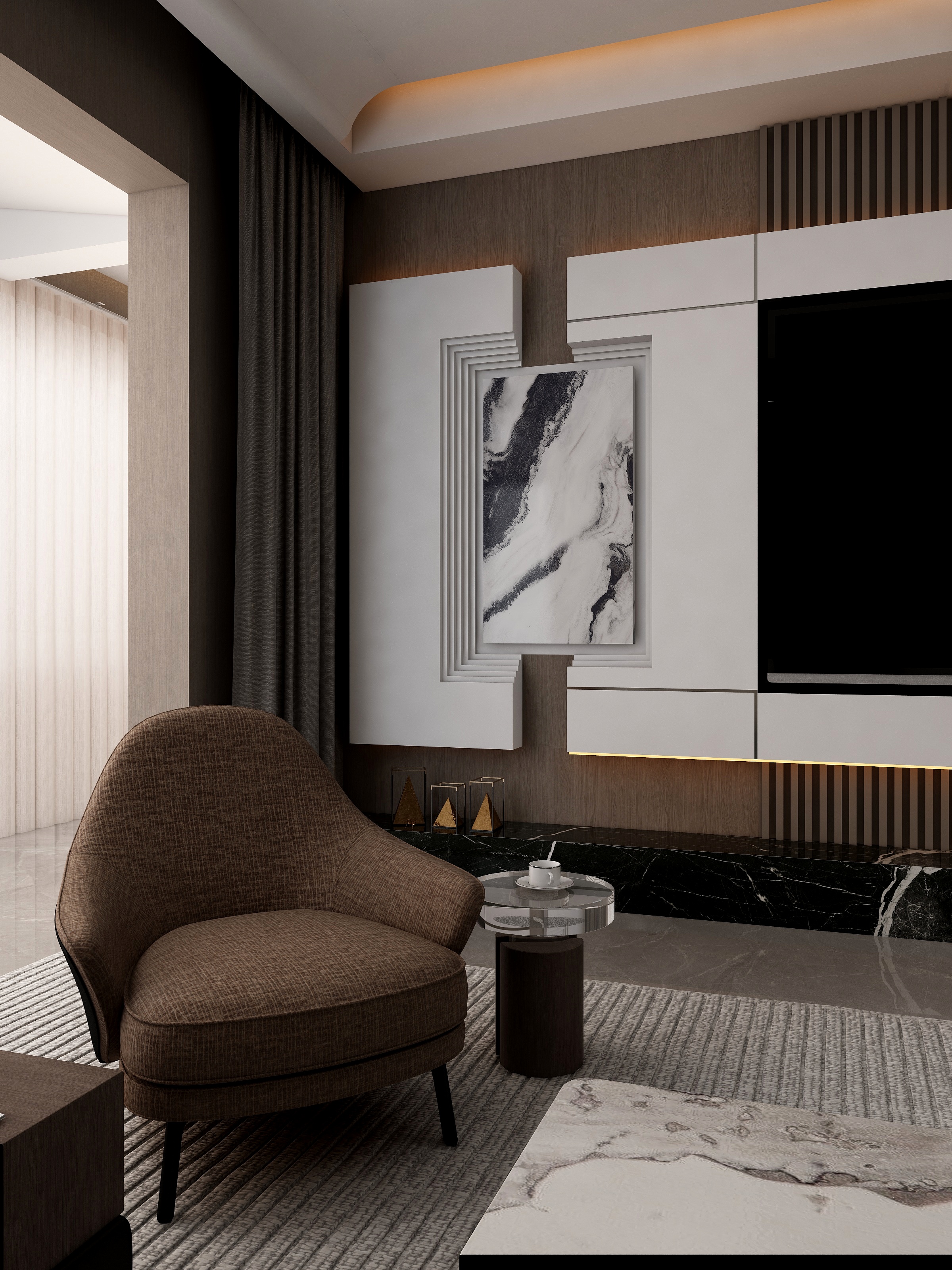 杨臻-泰安碧桂园黄金时代239㎡4室-装修设计方案