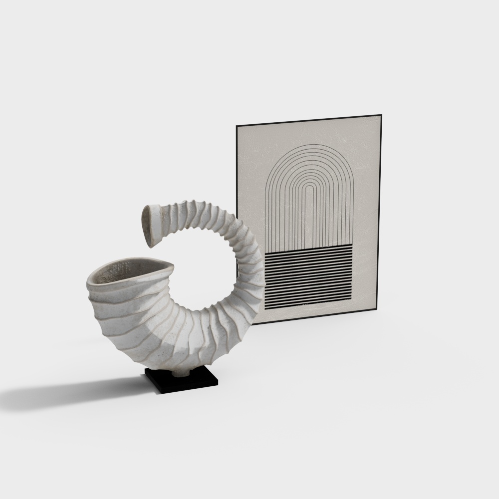 现代饰品摆件组合