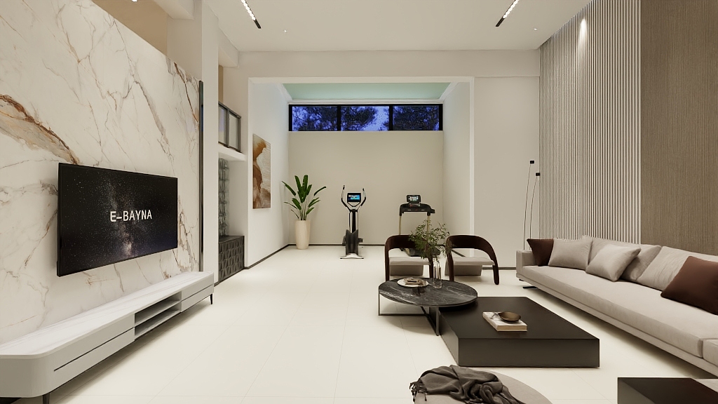 阿强lee-鸿基海岸地下室-装修设计方案