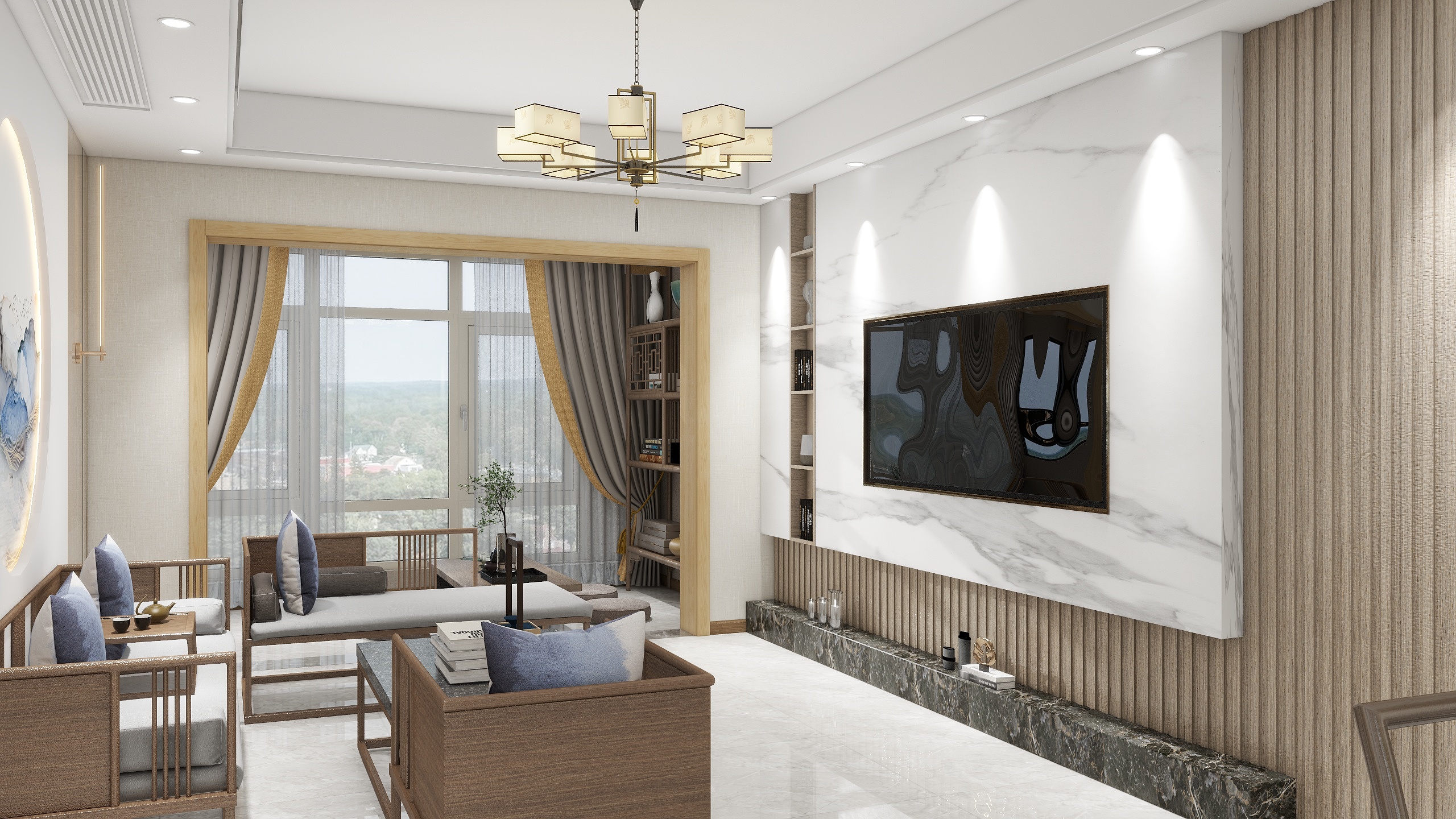 张叁金-领地观江府-装修设计方案