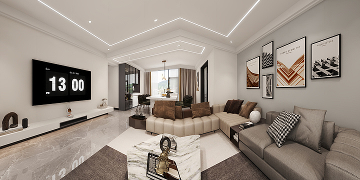 家和满大师-领秀南山1-1-201-装修设计方案