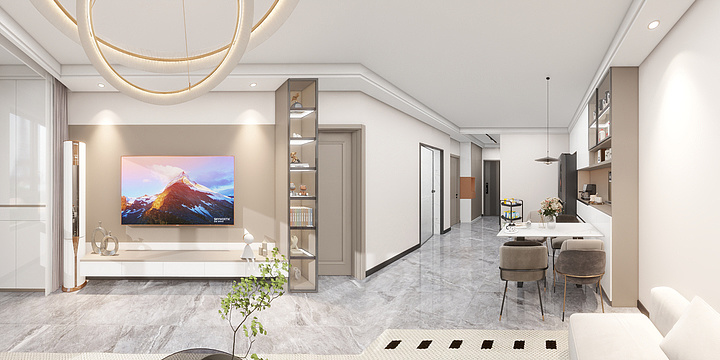 DC莫凡-华尔意式极简风-装修设计方案