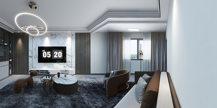 简壹设计工作室-如意小镇c区4-1-2102-装修设计方案