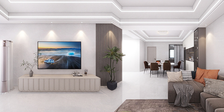 鸿佳室内装饰-斗门自建房94栋7楼东-装修设计方案