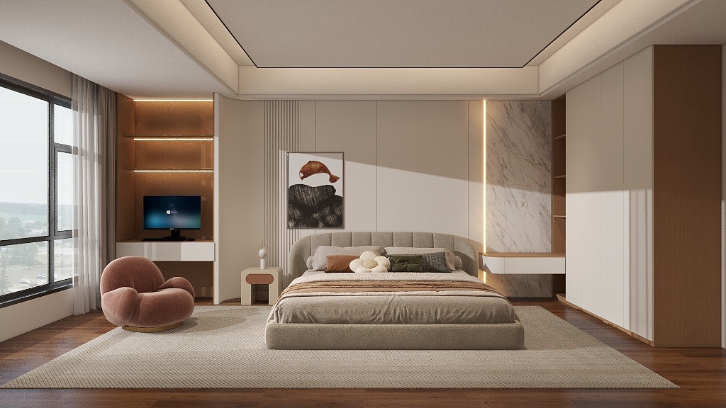 酥酥8-简约卧室-副本-装修设计方案