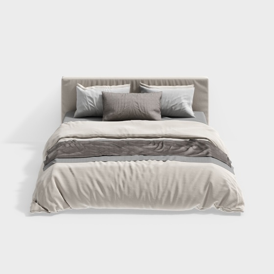Modern Minimalist Double Bed